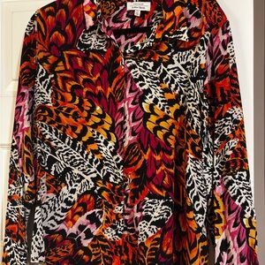 & Other Stories Bold Animal Print Blouse